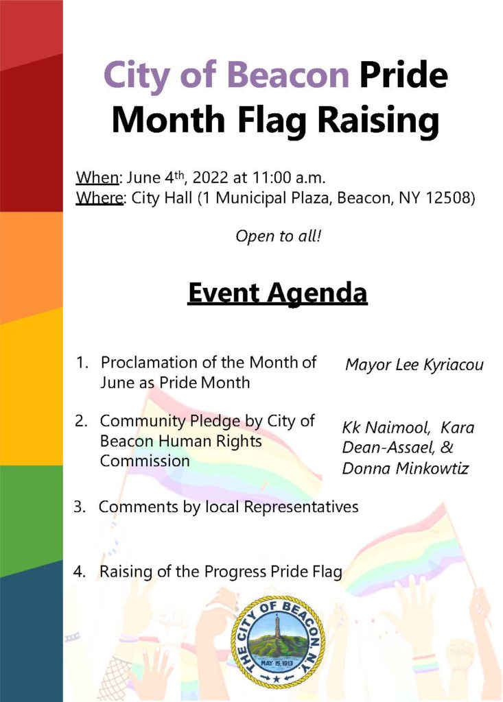 Pride Flag Raising — City of Beacon